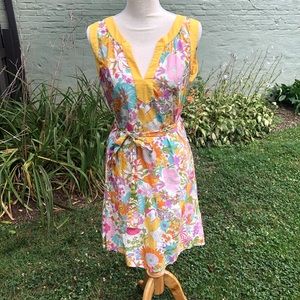 Anni Kuan Floral Summer Dress Size M